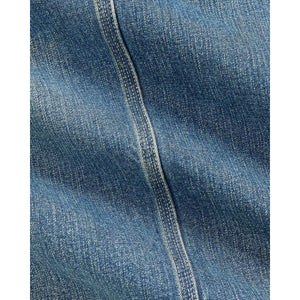 Corduroy-Collar Indigo Denim Jacket Wrightsville Wash
