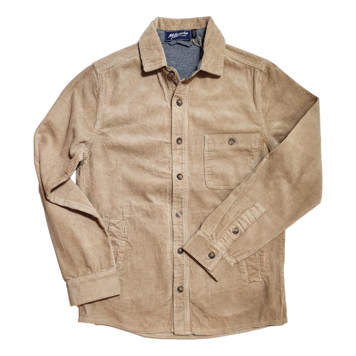 Corduroy Overshirt Tan - Overshirt