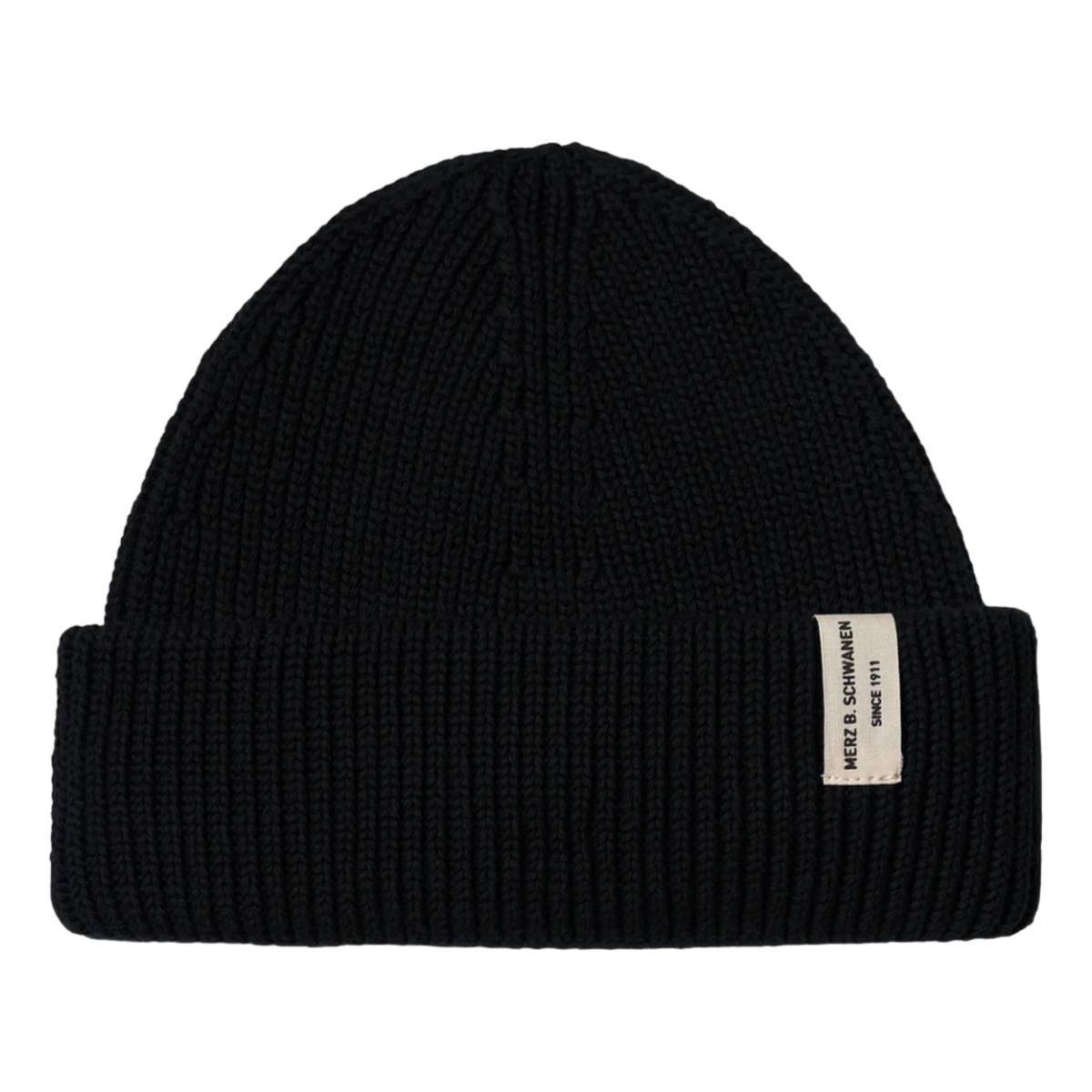 Cotton Beanie All Plant-Based Black - Hat