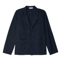 Cotton Hemp Twil Blazer Navy - Blazer