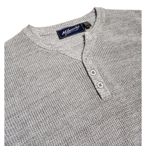 Cotton Henley Sweater Lt. Grey - Henley