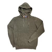 Cotton Hooded Sweater Burnt Olive - Hoody