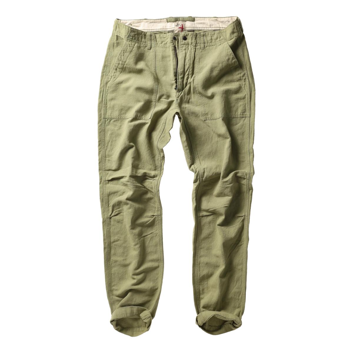 Cotton Linen Supply Pant Lt. Olive - Pants