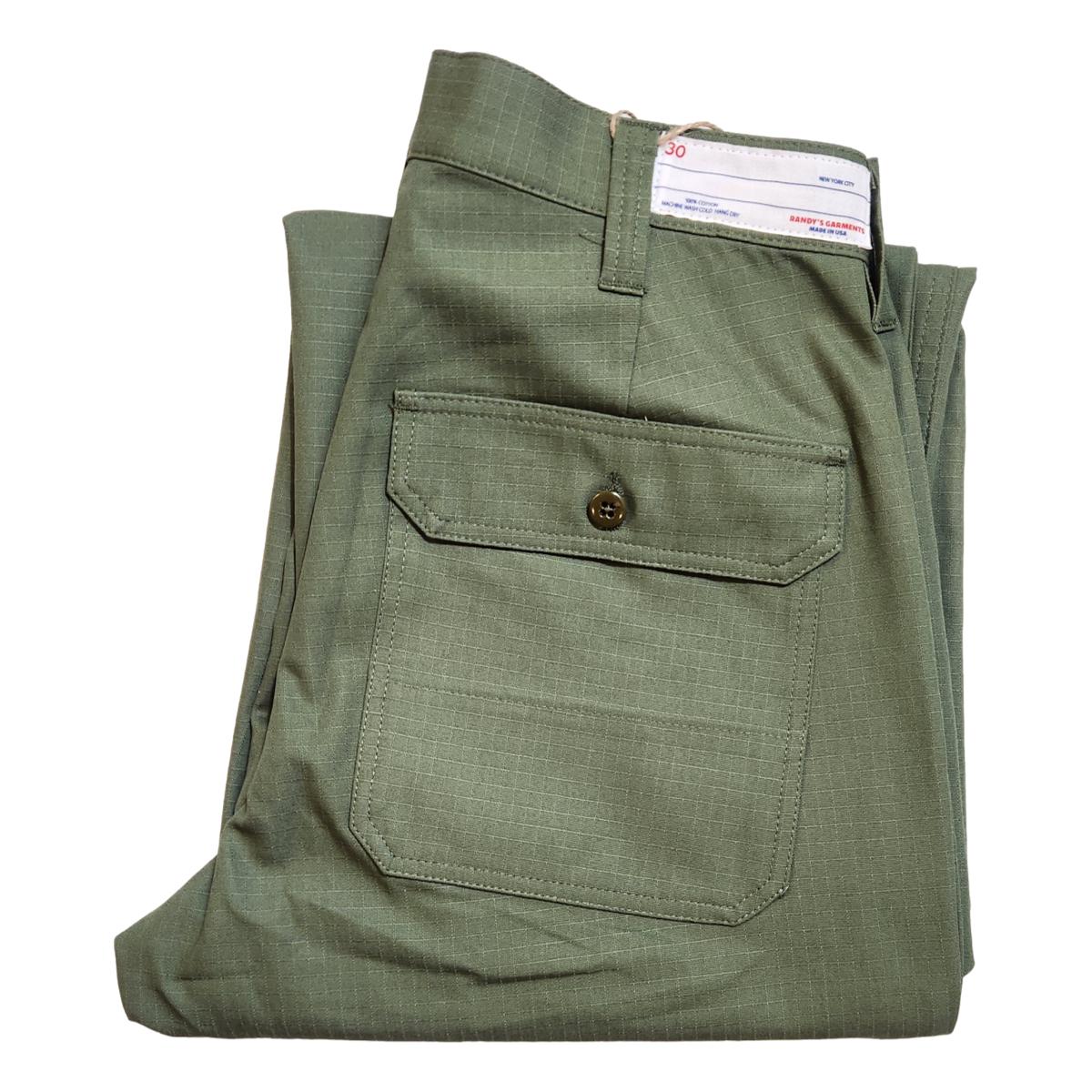 Cotton Ripstop Utility Pant Olive - Pants
