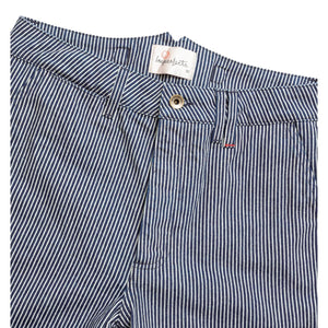 Courier Pant Indigo Hickory Stripe Pants