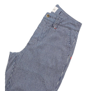 Courier Pant Indigo Hickory Stripe Pants
