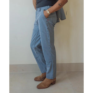 Courier Pant Indigo Hickory Stripe Pants
