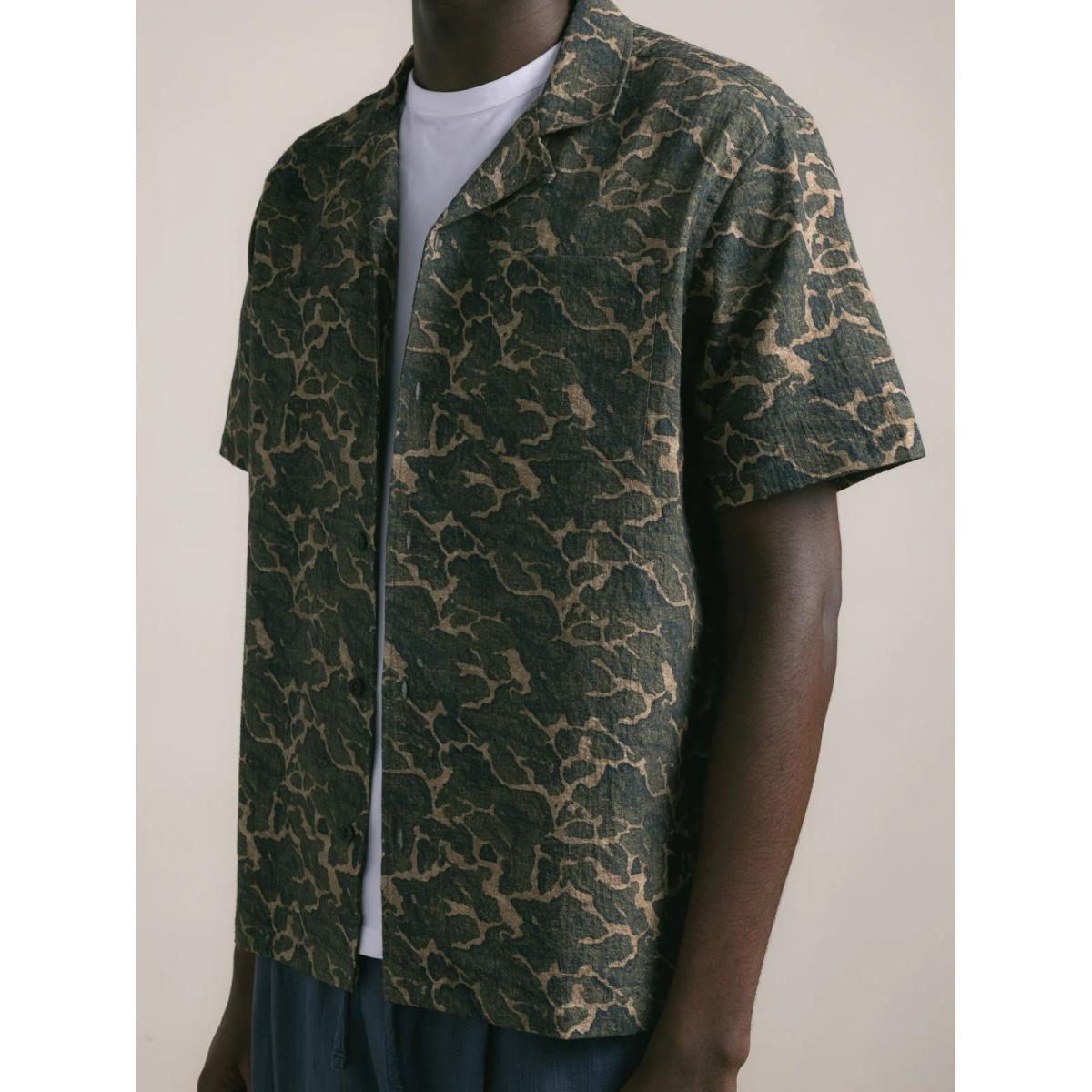 Kestin Crammond Shirt in Olive Landscape - MILWORKS