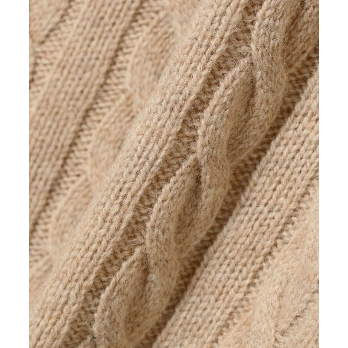 Crew Cable 5G Beige - Sweater