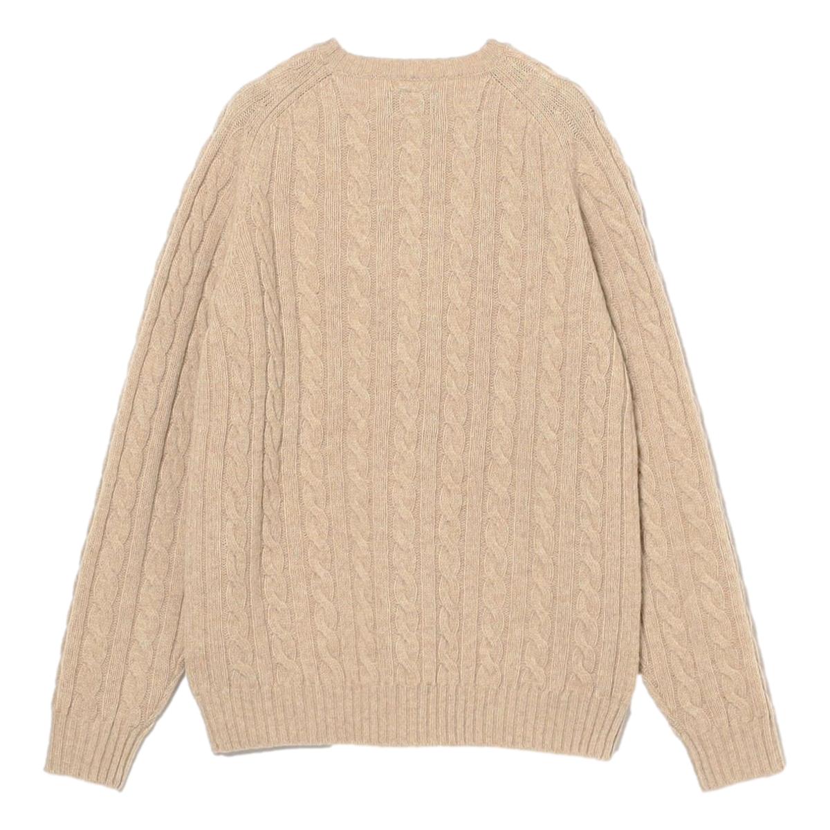 Crew Cable 5G Beige - Sweater