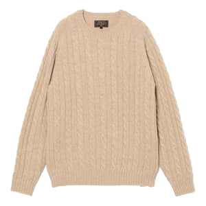 Crew Cable 5G Beige - Sweater