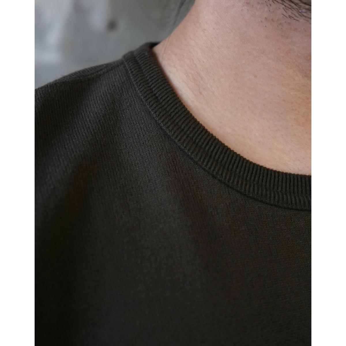 Crewneck T-shirt Double Heavyweight Khaki - T-Shirt