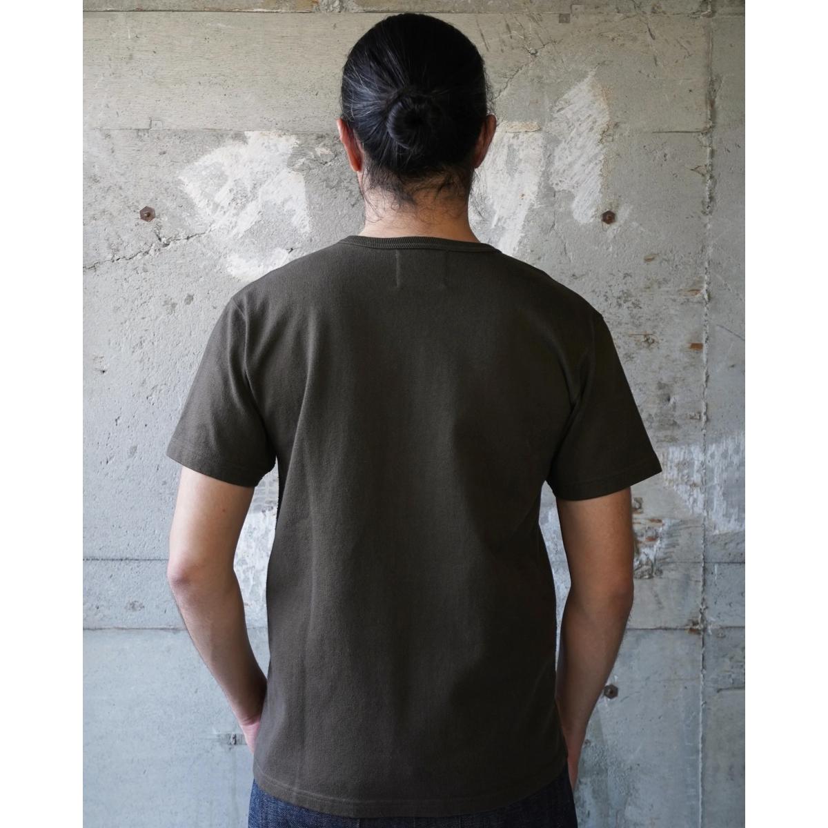 Crewneck T-shirt Double Heavyweight Khaki - T-Shirt
