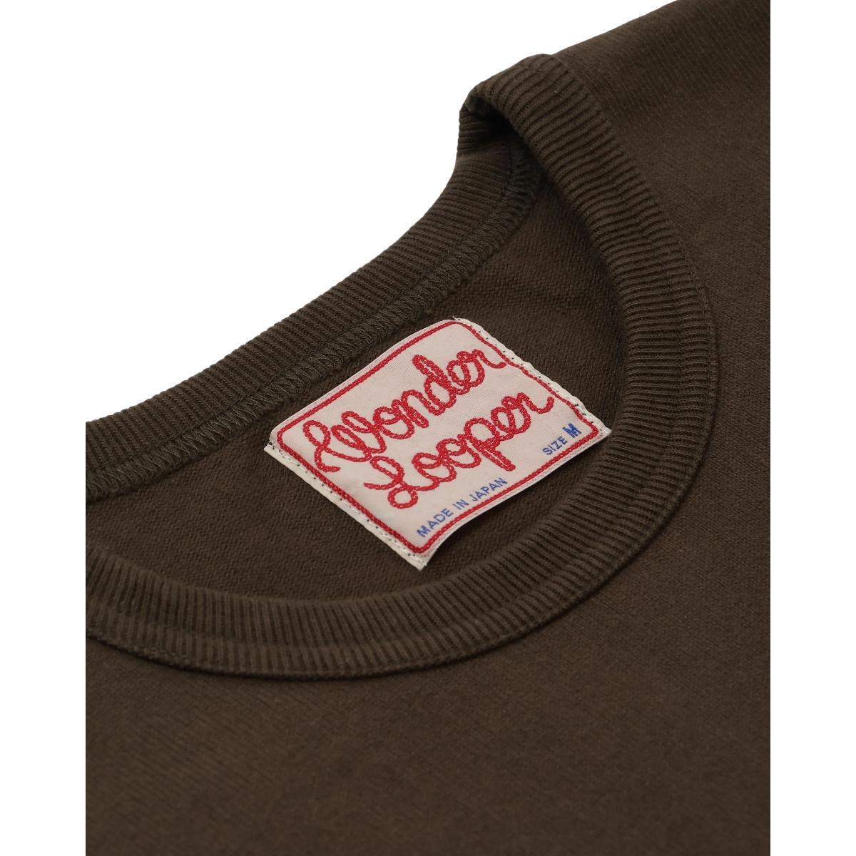 Crewneck T-shirt Double Heavyweight Khaki - T-Shirt