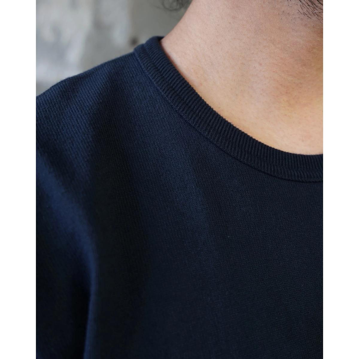 Crewneck T-shirt Double Heavyweight Navy - T-Shirt