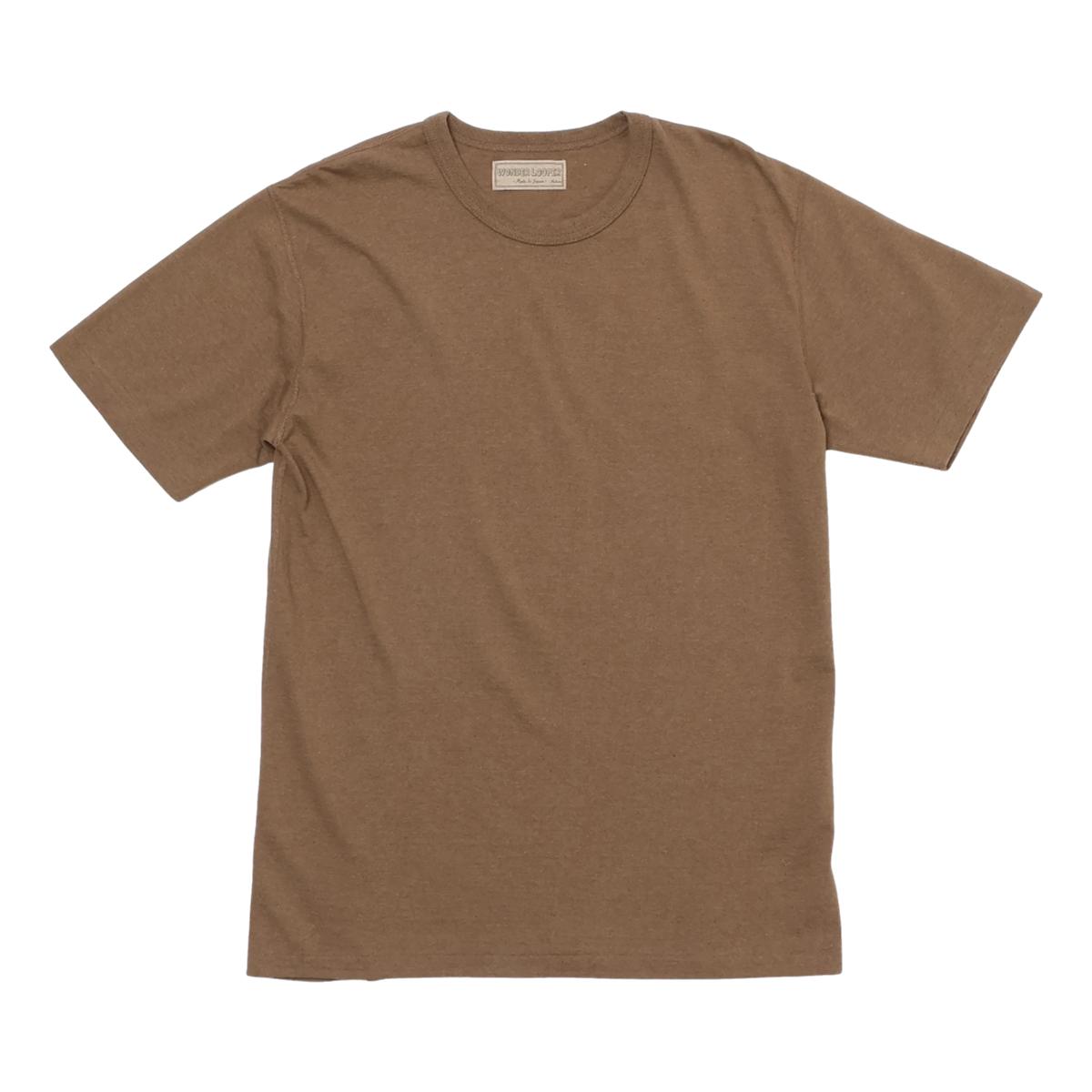 Crewneck T-shirt Iron Mordant Foxfibre® Tsuriami - Coyote