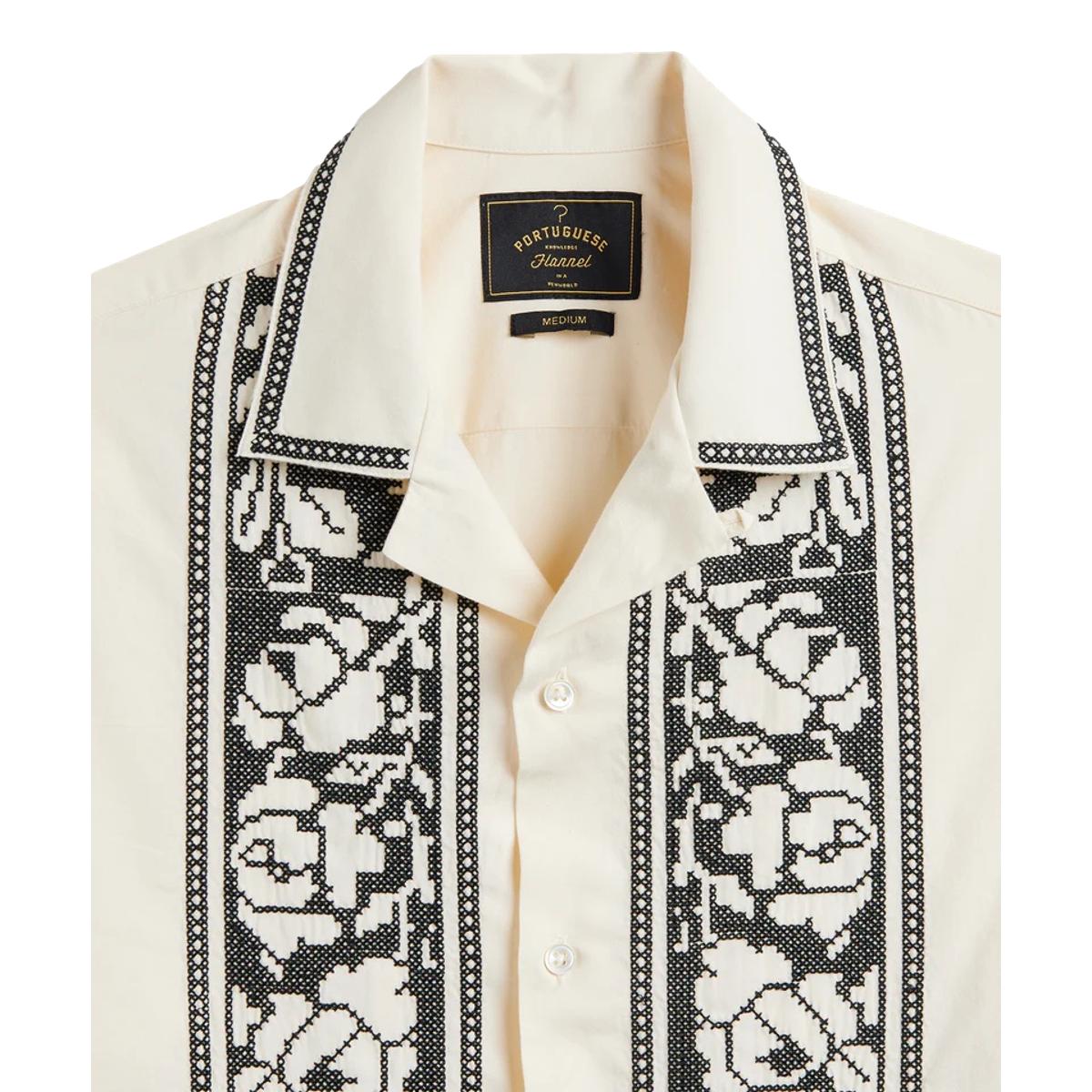 Cross Stitch Ecru - Shirts