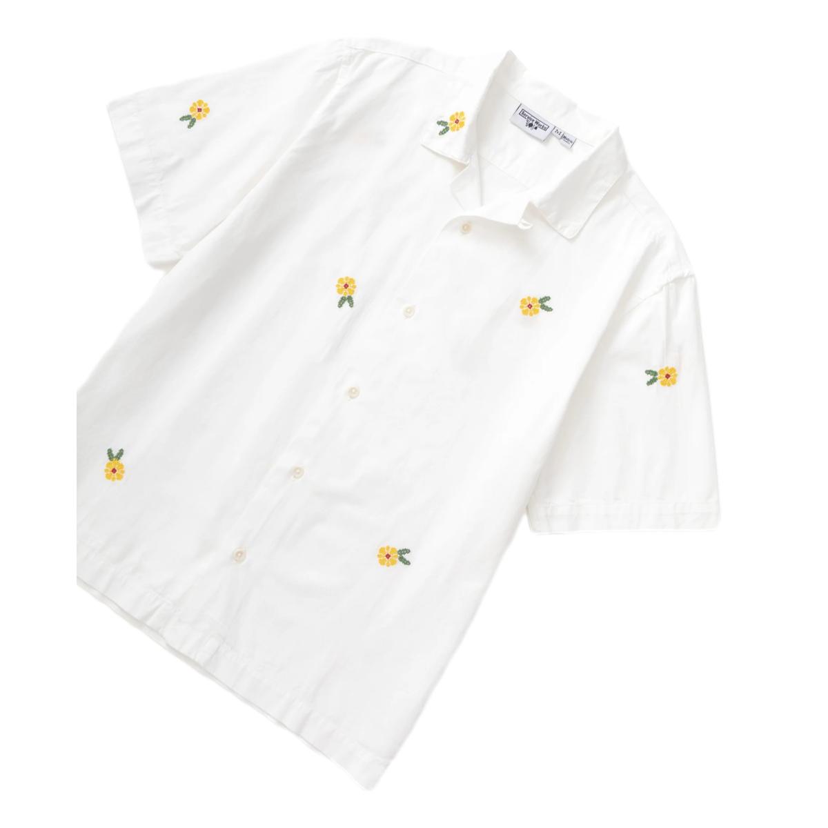 Cross Stitch Shirt White - Shirt