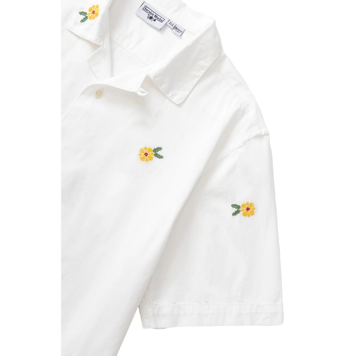 Cross Stitch Shirt White - Shirt