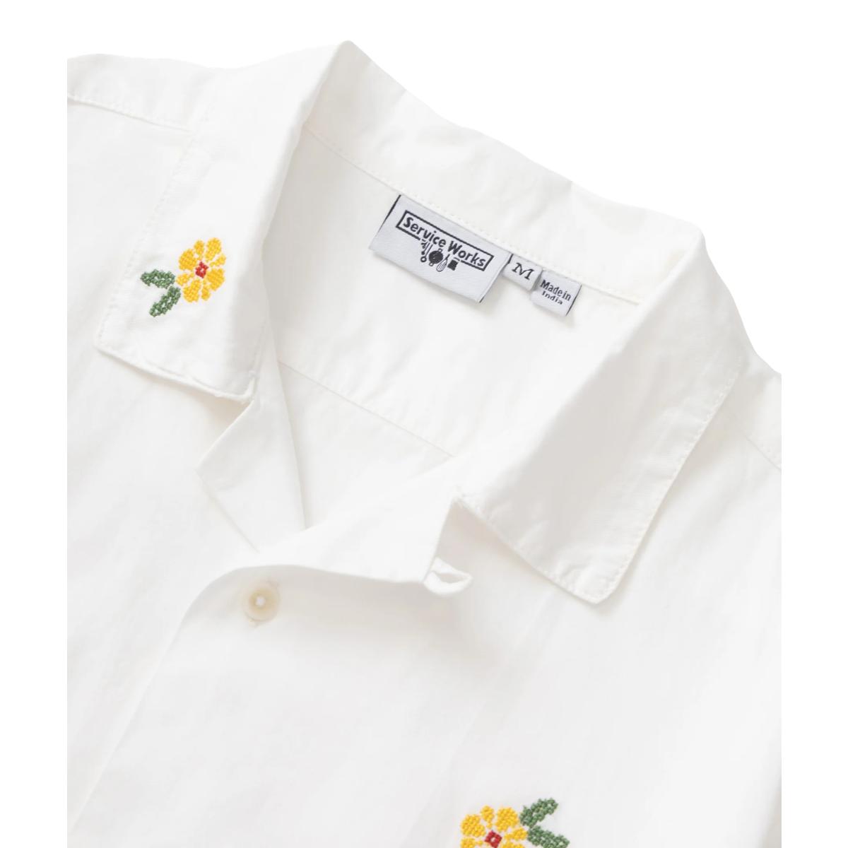 Cross Stitch Shirt White - Shirt
