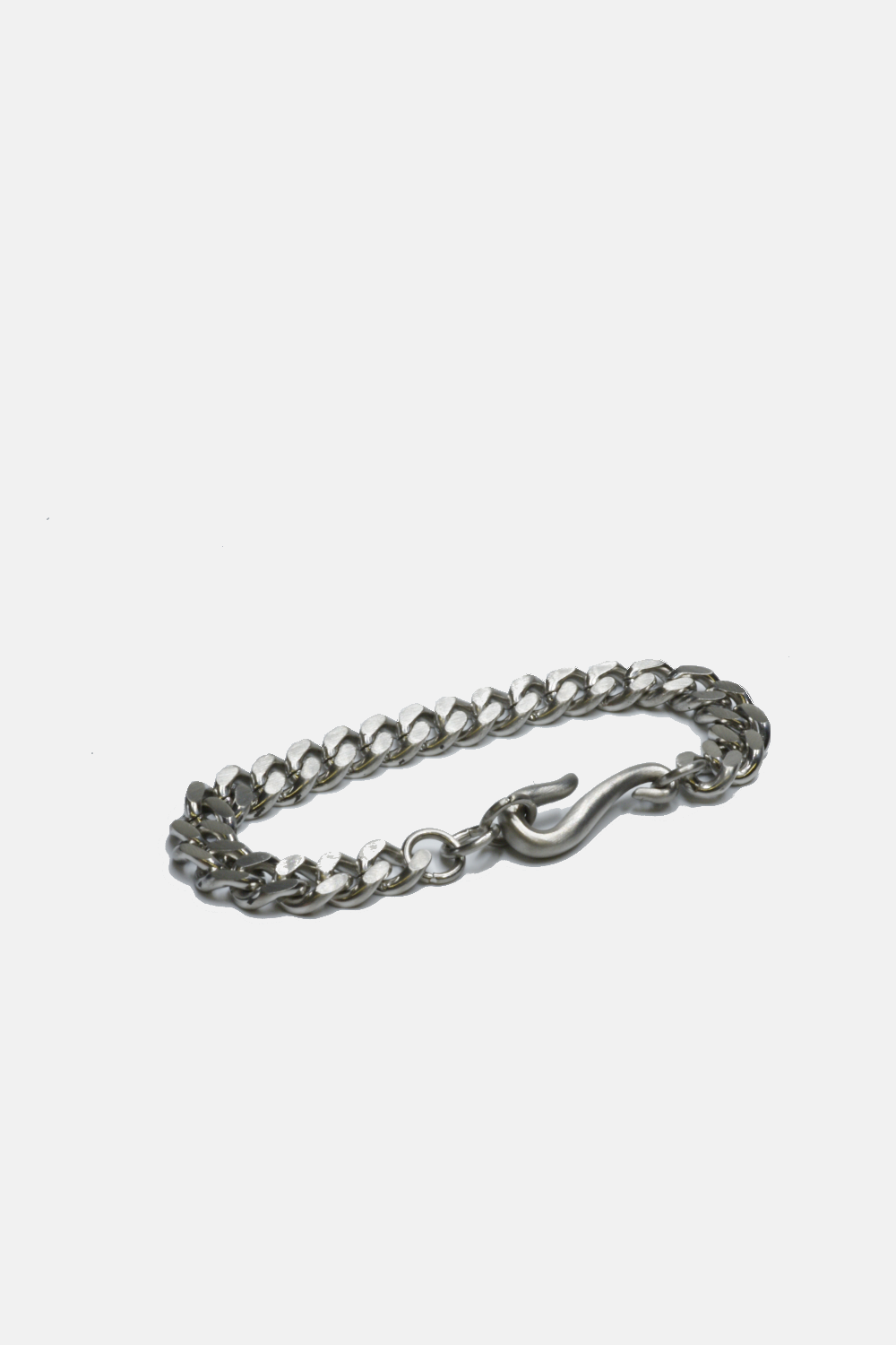 Curb Chain with Fish Hook - Stainless Steel