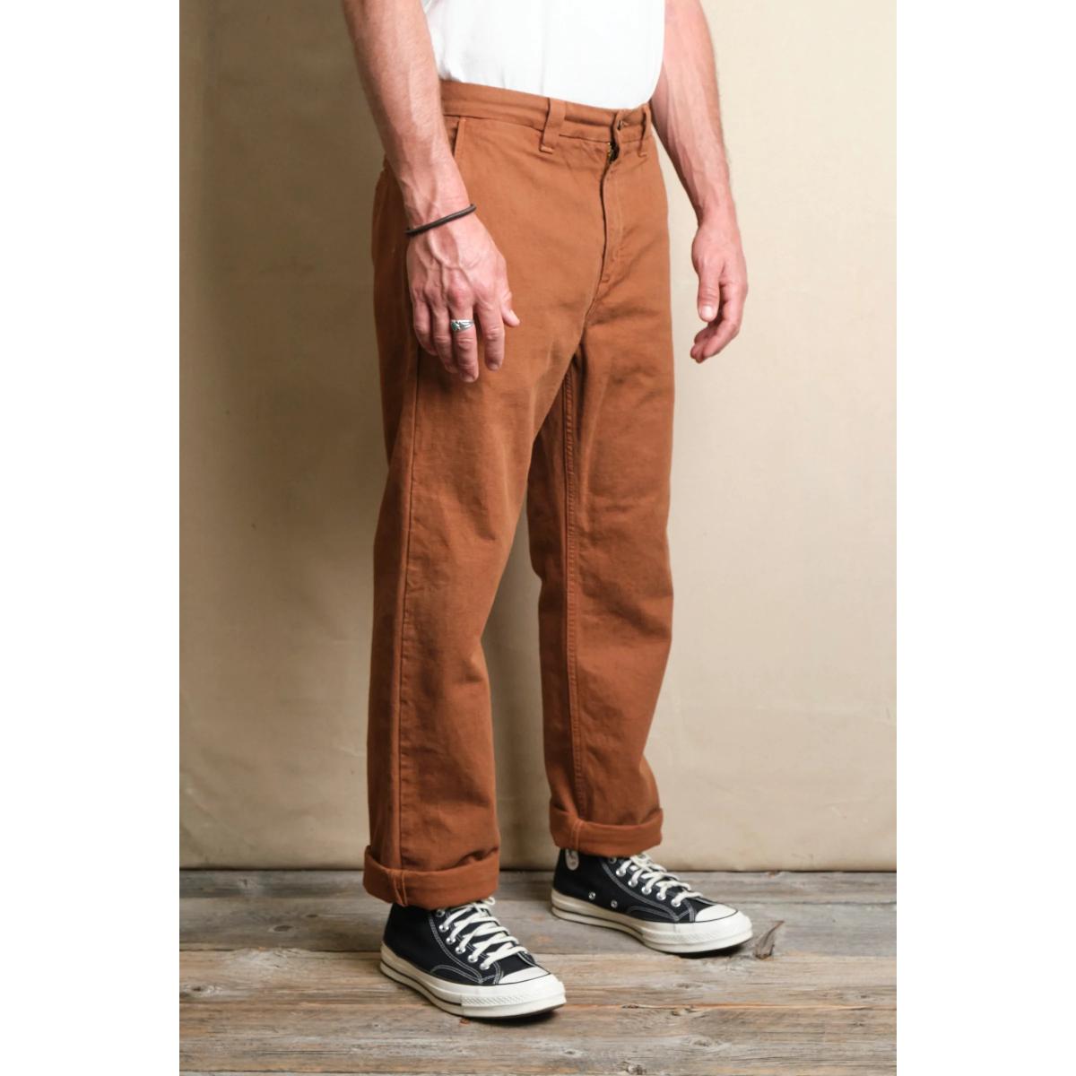 Deck Pant 14 Ounce Slub Rust - Pants