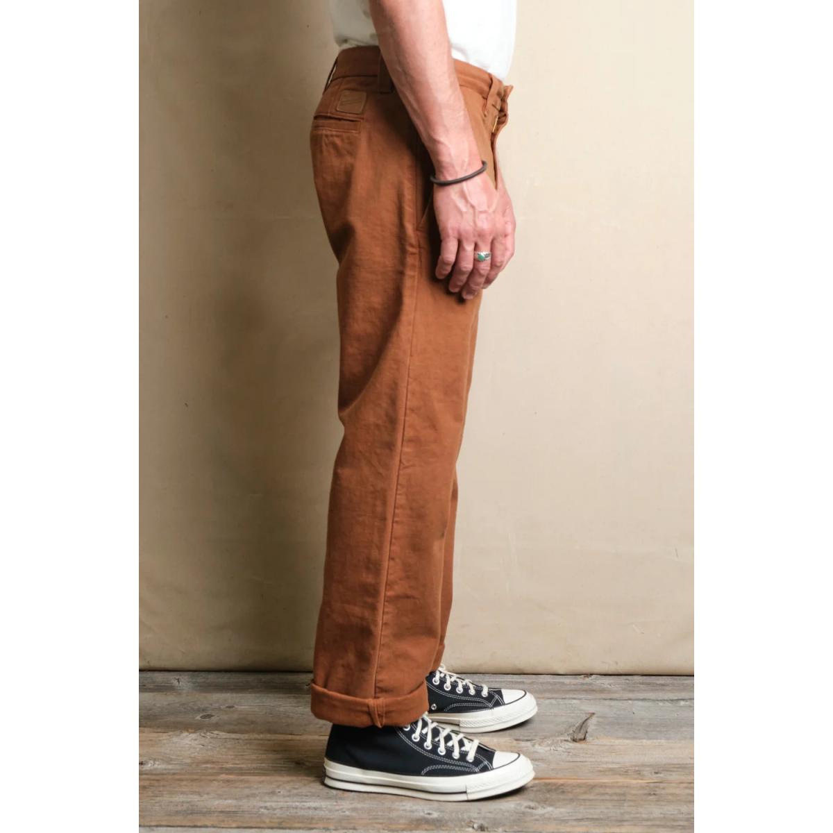 Deck Pant 14 Ounce Slub Rust - Pants