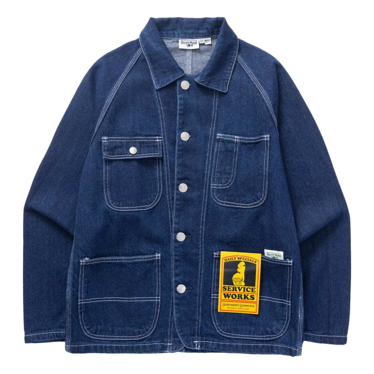 Denim Coverall 2.0 One Wash - Chore Coat