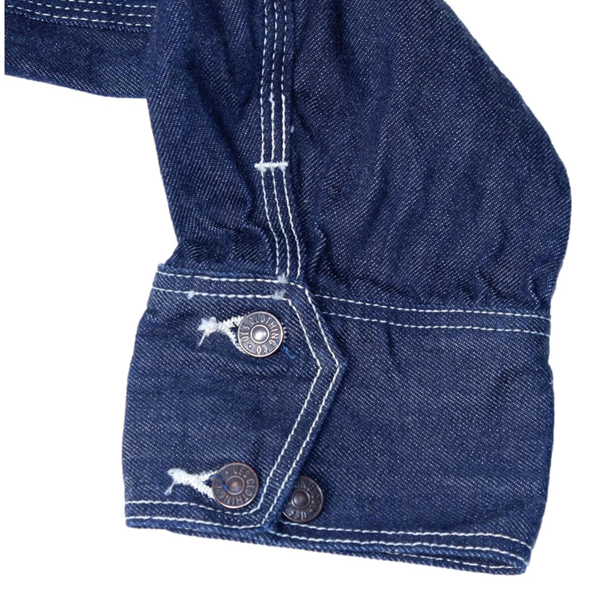 Denim Railroad Jacket - Denim Jacket