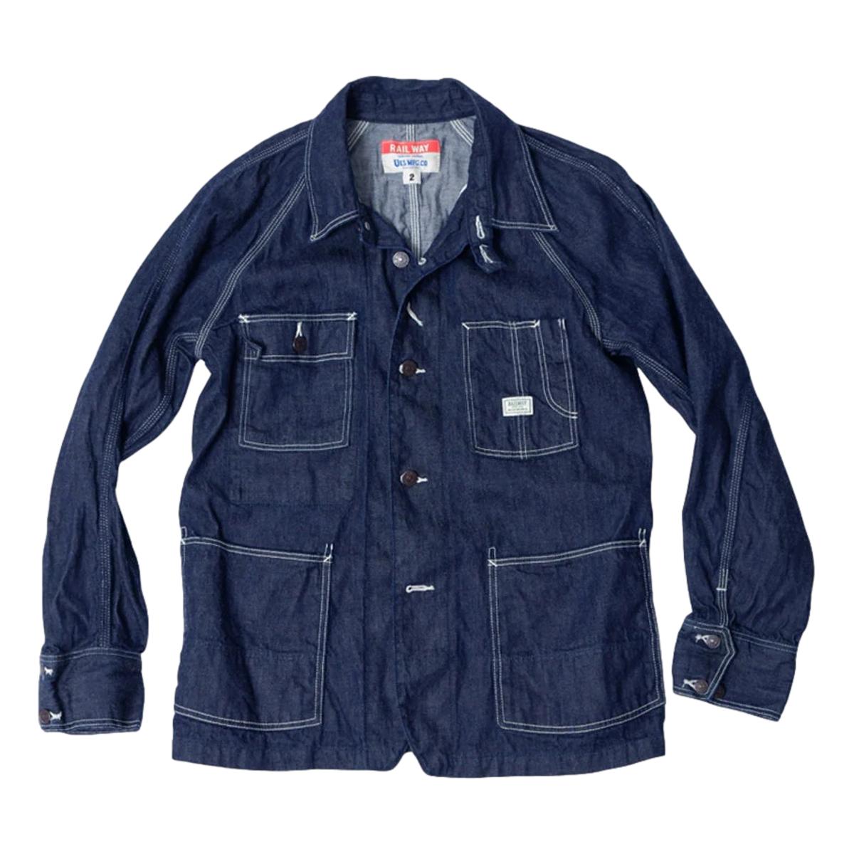 Denim Railroad Jacket - Denim Jacket