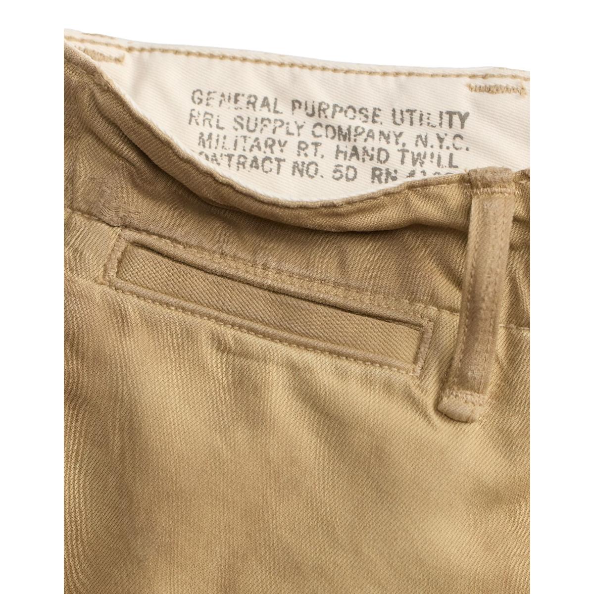 RRL Distressed Chino Field Pant New Khaki - MILWORKS