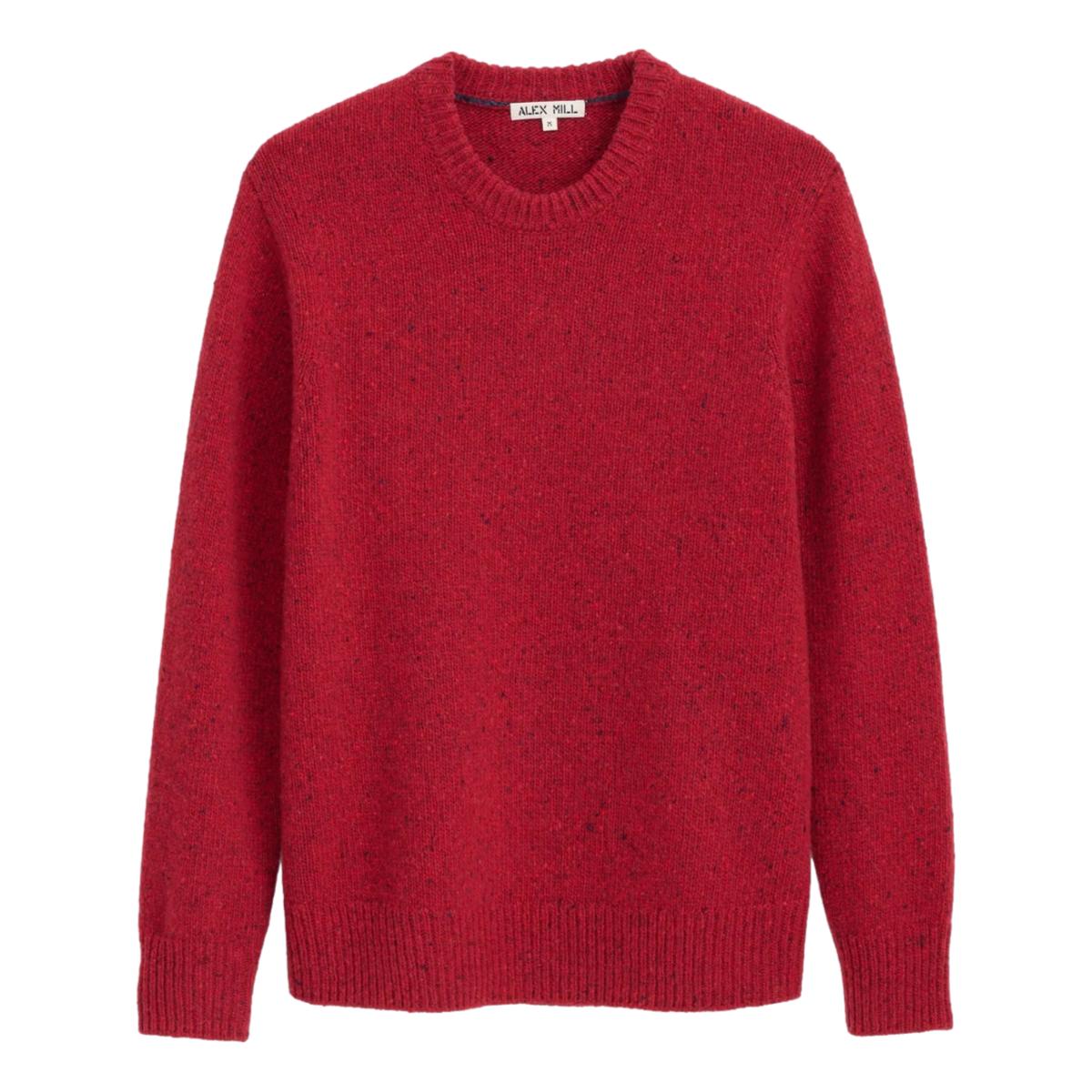Donegal Crew Neck Sweater Red - Sweater