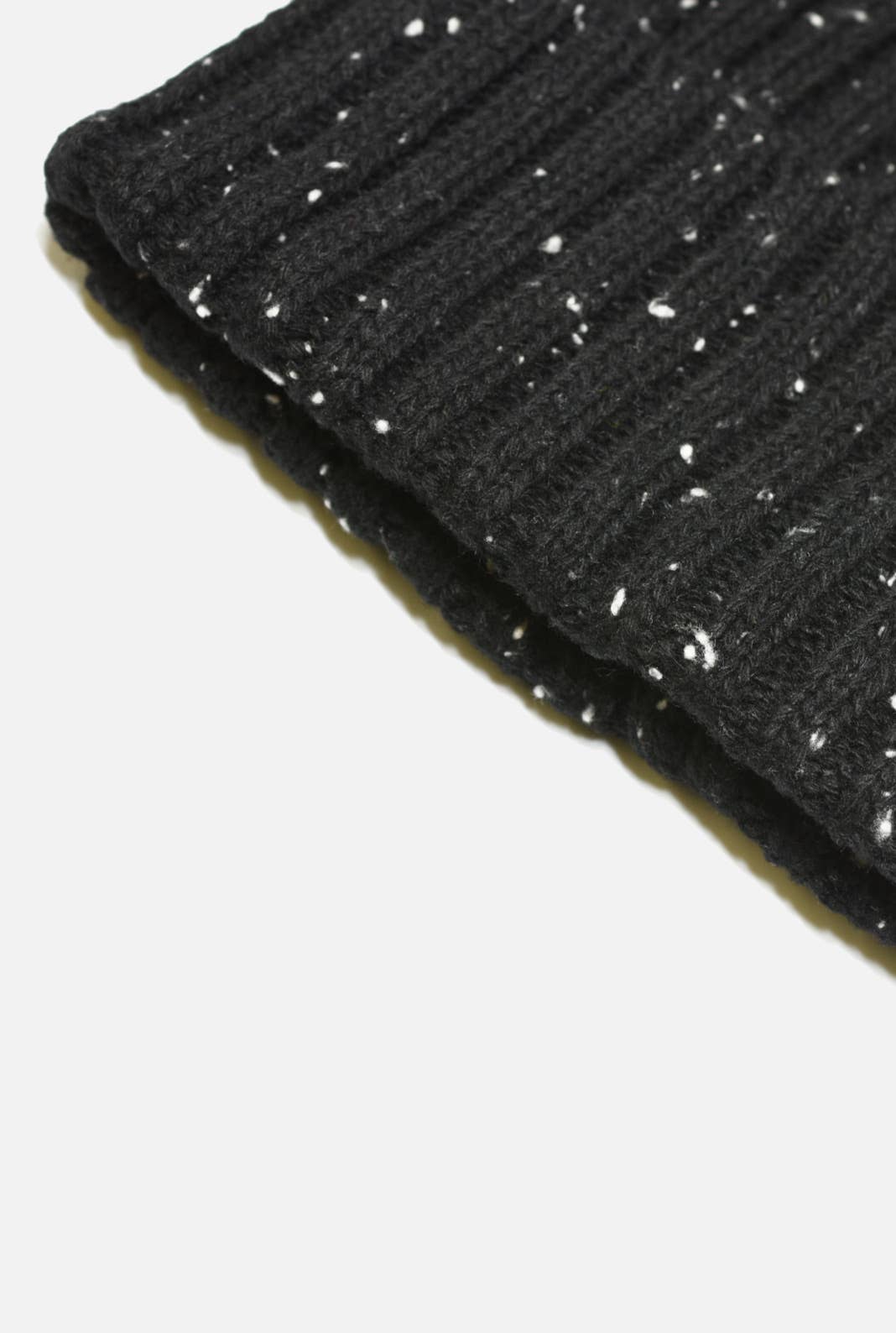 Curated Basics - Assorted Colors Donegal Wool Beanie: Black