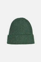 Curated Basics - Assorted Colors Donegal Wool Beanie: Green