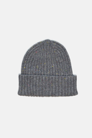 Curated Basics - Assorted Colors Donegal Wool Beanie: Grey