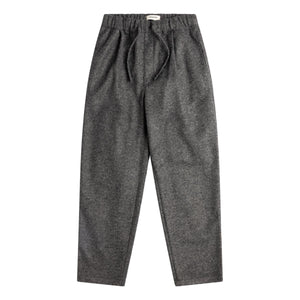 Doune Pant Charcoal Bonded Wool Mix - Pants