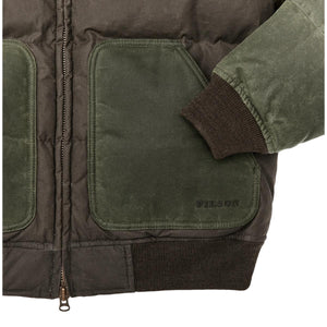 Down Bomber Jacket Otter Green - Jacket