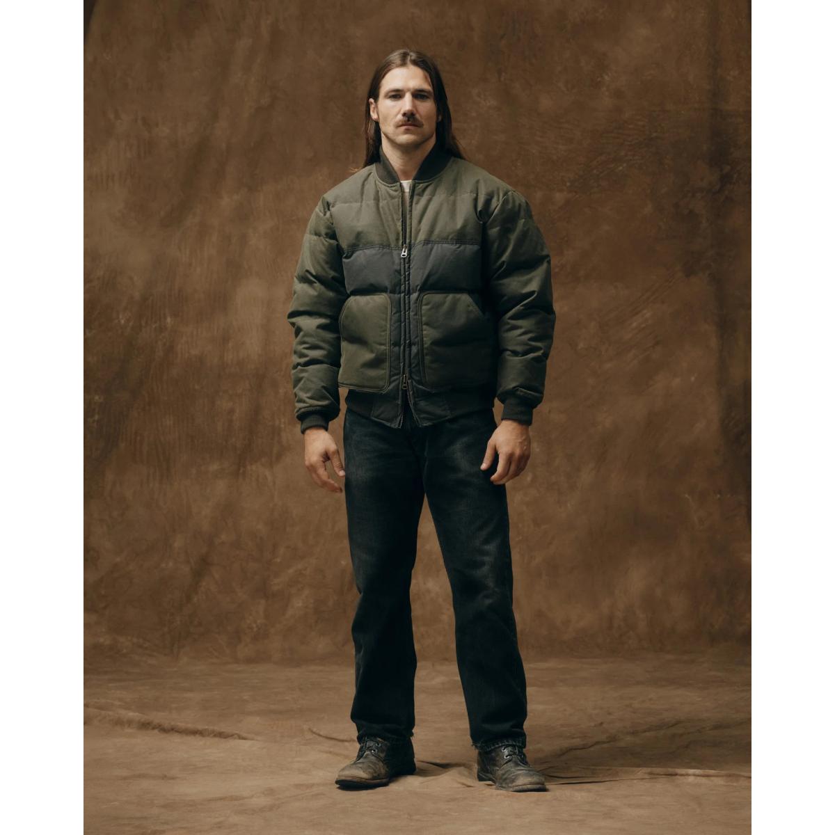 Down Bomber Jacket Otter Green - Jacket