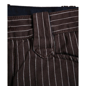 Duster Pant Brown Stripe - Pants