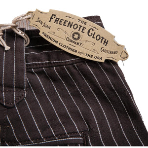 Duster Pant Brown Stripe - Pants