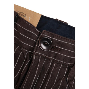 Duster Pant Brown Stripe - Pants