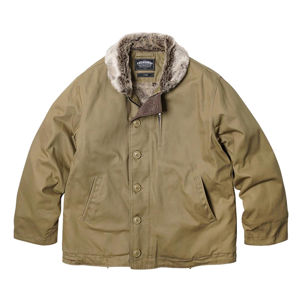 Edgar N-1 Deck Jacket Beige - Jacket