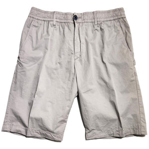 Elastic Waist Chino Short Light Grey - shorts