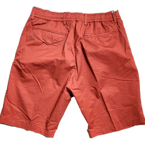 Elastic Waist Chino Short Red - shorts