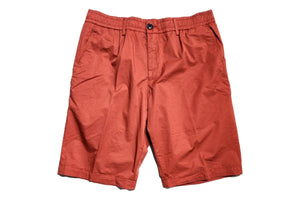 Elastic Waist Chino Short Red - shorts