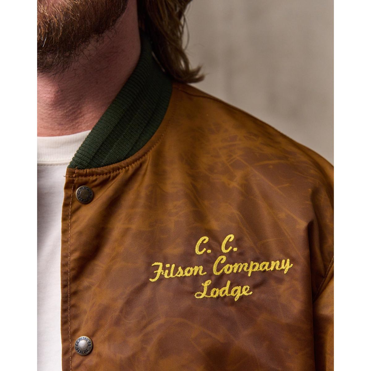 Embroidered Montlake Jacket Whiskey - Jacket