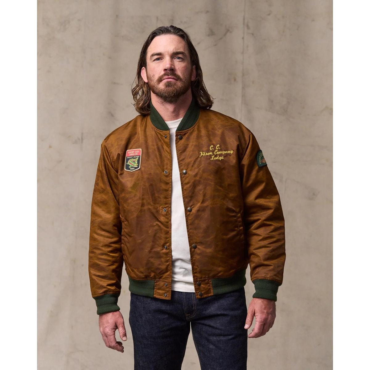 Embroidered Montlake Jacket Whiskey - Jacket