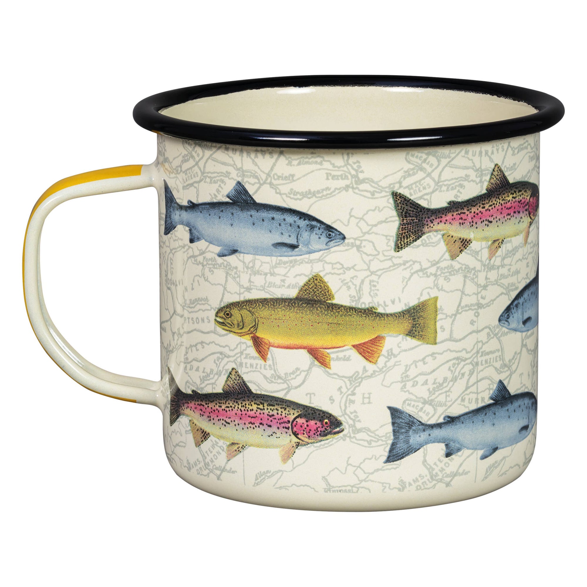 Enamel Mug - Fish 17oz