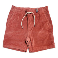 Essential Italian Knit Cord Short Coastal Orange - Shorts