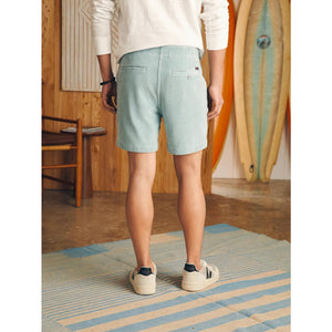 Essential Italian Knit Cord Short Gulf Blue - Shorts